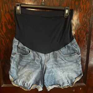 Maternity Denim Shorts